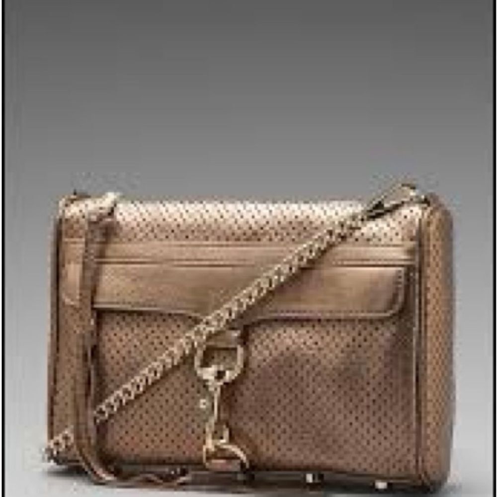 Rebecca Minkoff Mac Clutch in Bronze